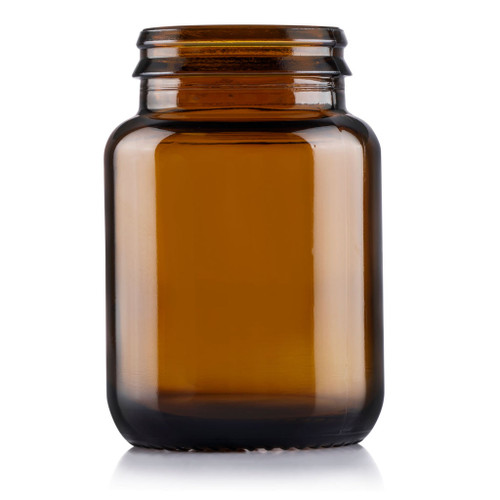 60ml Amber Glass Tabloid Bottle 38mm Tearband Finish - Pallet