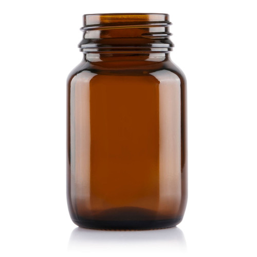 75ml Amber Glass Tablet Bottle with 38mm T/E Finish