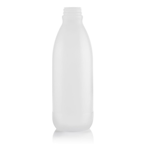 1Ltr Natural Plastic Round Beverage Bottle 38mm Snaploc T/E Finish