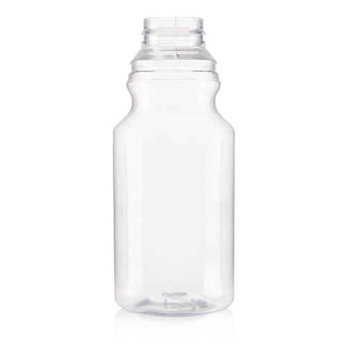 350ml Clear Plastic Honey Squeeze Bottle 28mm Snap On Finish