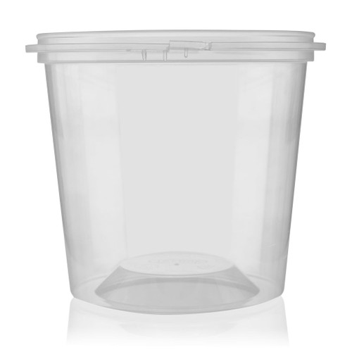 380ml Clear Plastic Food Tub 93mm T/E Finish