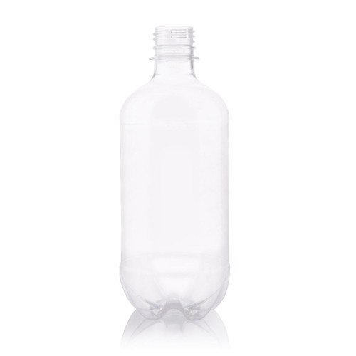 500ml Clear Plastic Billboard Water Bottle 28mm Alcoa Finish