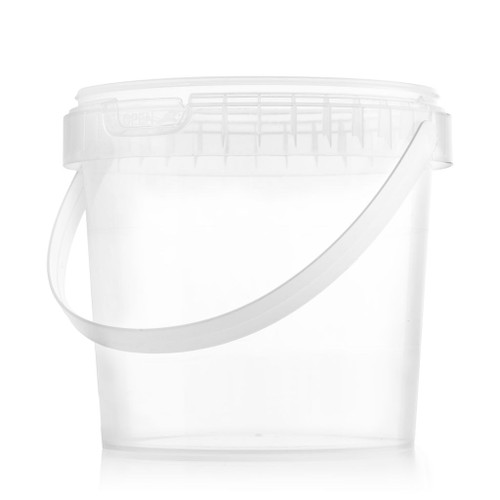 760ml Clear Plastic Food Pail 110mm T/E Finish