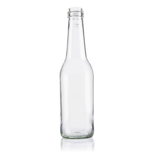 275ml Flint Glass Long Neck Carbonated Beverage Bottle 28mm Alcoa Finish - Pack