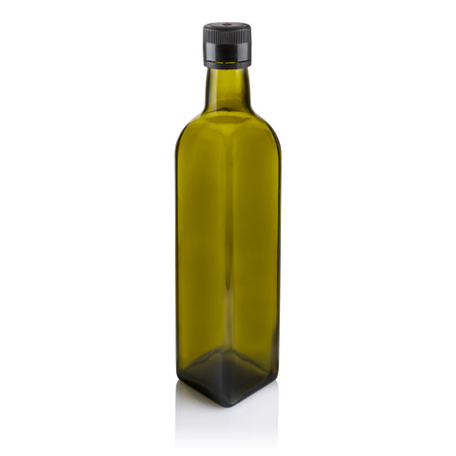 500ml Antique Green Marasca Olive Oil Bottle 31.5mm T/E Finish - Pack