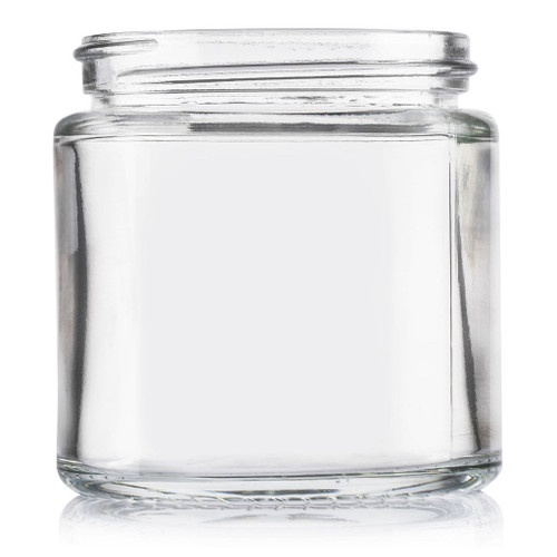 120ml Flint Glass Cream Jar 58mm Screw Finish - Carton