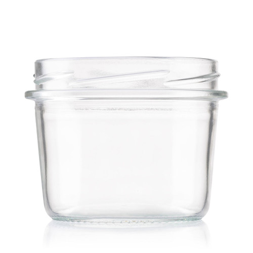 240ml Flint Glass Gourmet Food Jar 82mm Twist Finish - Carton