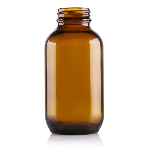 250ml Amber Glass Tablet Bottle 38mm T/E Finish