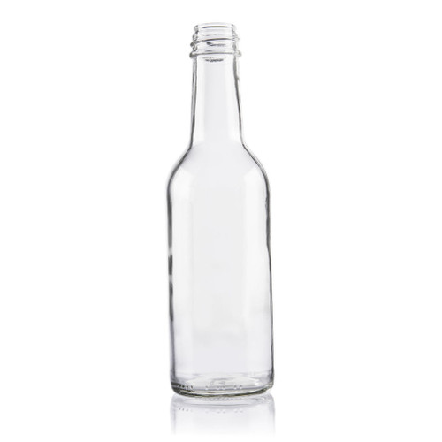 250ml Flint Glass Sauce Bottle 28mm Snap & Screw Finish - Pack