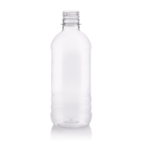 350ml Clear Plastic Water Bottle 28mm Alcoa Finish - Carton