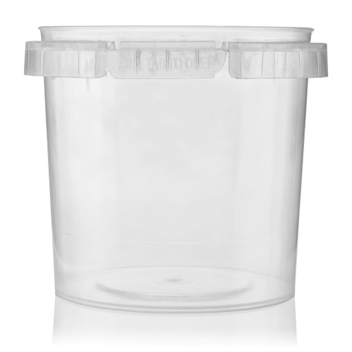 365ml Clear Plastic Food Tub 95mm T/E Finish