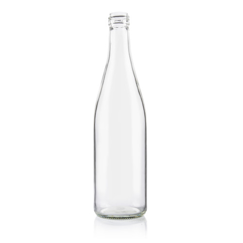 500ml Flint Glass Mineral Water Bottle 28mm Alcoa Finish- Pack