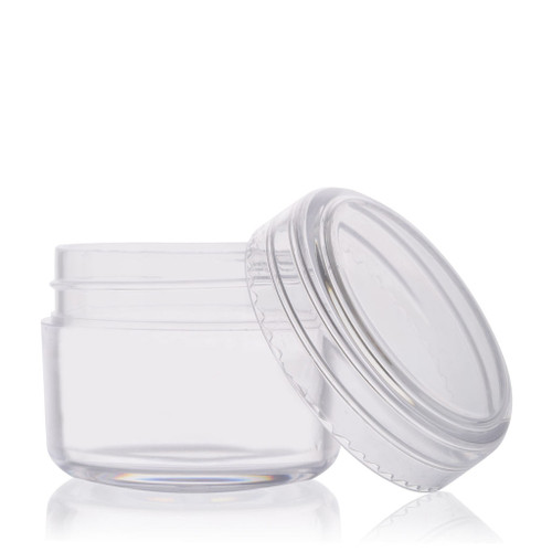 25g Clear Styrene Jar and Lid