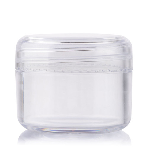 25g Clear Styrene Jar and Lid