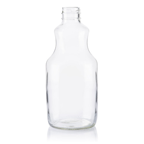 1Ltr Flint Glass Fruit Juice Bottle 38mm Twist Finish - Pack