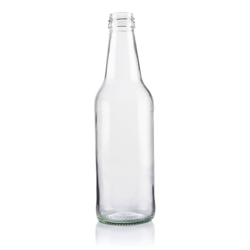 330ml Flint Glass Carbonated Beverage Bottle 28mm Alcoa Finish - Pack