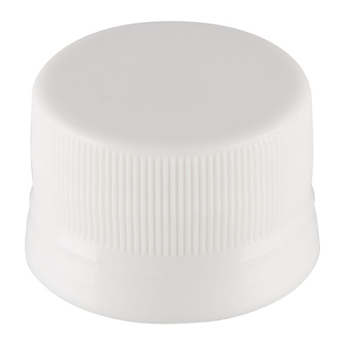 28mm White Plastic Tamper Evident Screw Cap