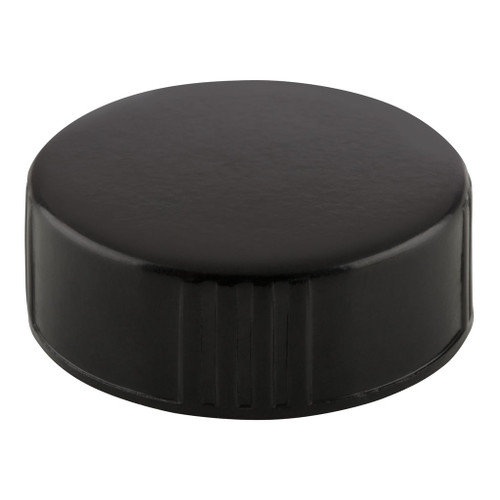 33mm 400 Black Plastic Cone Seal Screw Cap with Liner 33mm 400 Black Plastic Cone Seal Screw Cap with Liner