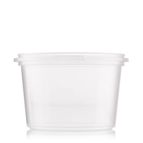 300ml Clear Plastic Tub 93mm T/E Finish