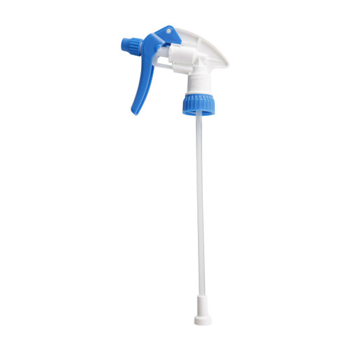 28mm Blue & White Plastic Trigger Spray 200mm Diptube