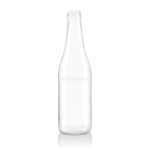 330ml Flint Glass Craft Bottle 28mm Alcoa Finish - Pack