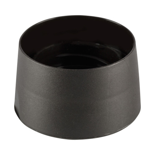 38mm Black Plastic 19-Hole Shaker cap with Lid