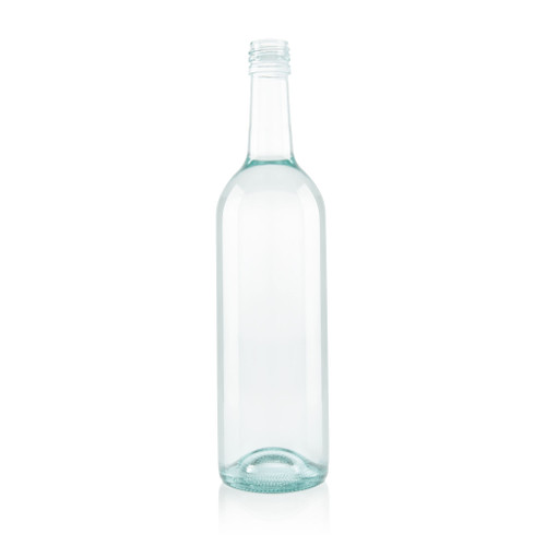 750ml Arctic Blue Glass 417g Claret Bottle BVS Finish