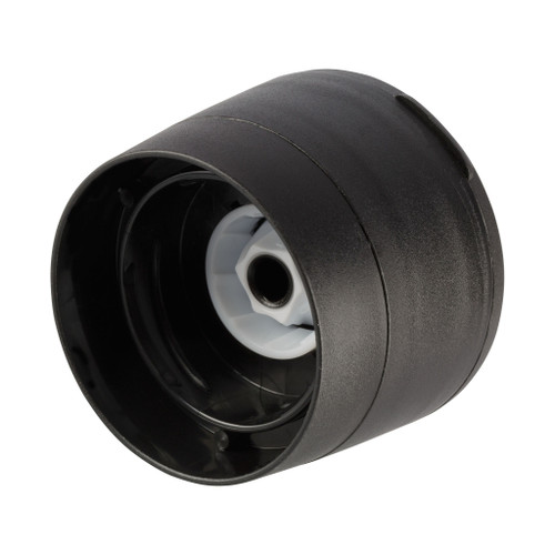 38mm Black Plastic Grinder Cap with Pull-Up T/E Membrane