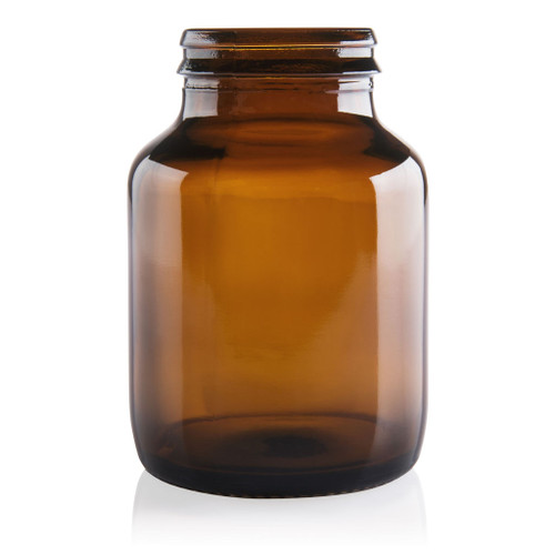 100ml Amber Glass Tabloid Bottle 38mm Tearband Finish - Pallet