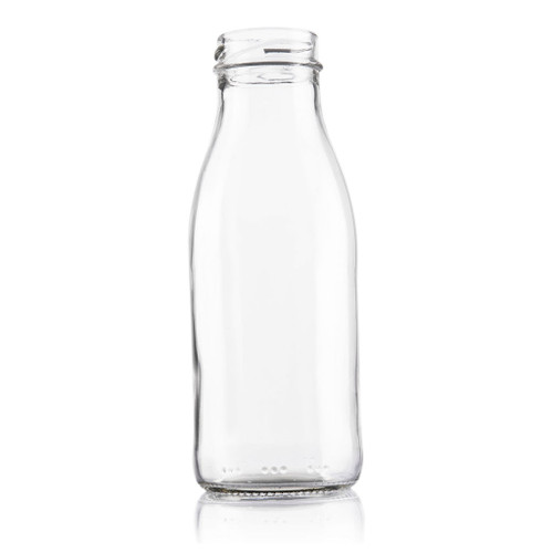 250ml Flint Glass Juice Bottle 38mm Twist Finish - Carton