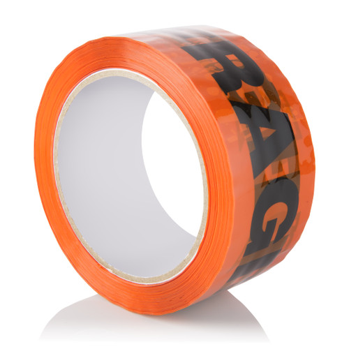 48mm x 66m Orange Plastic Black Printed 'Fragile' Tape