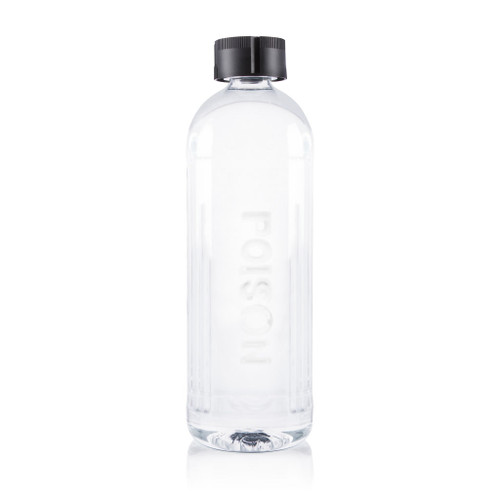 1Ltr Clear Plastic Poison Bottle 28mm Squeeze Lock Finish