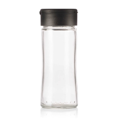 100ml Flint Glass Flared Shaker Grinder Bottle 41mm Screw Finish - Pallet