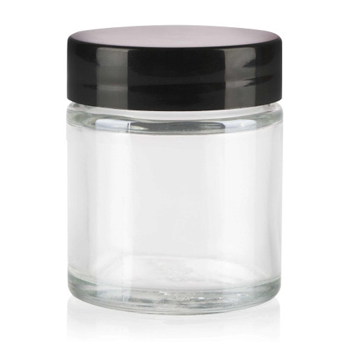 30ml Flint Glass Cream Jar 38mm Screw Finish