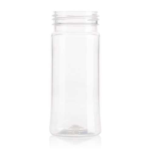 100ml Clear Plastic Flared Shaker Grinder Bottle 41mm Screw Finish