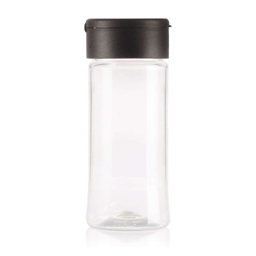 100ml Clear Plastic Flared Shaker Grinder Bottle 41mm Screw Finish