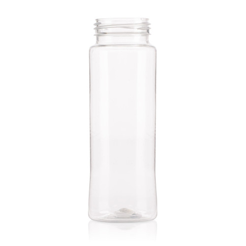 200ml Clear Plastic Flared Shaker Grinder Bottle 41mm Screw Finish