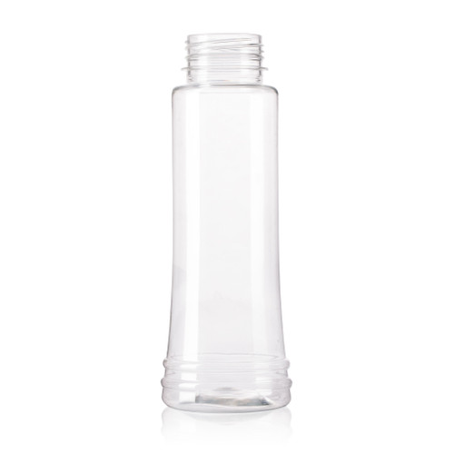325ml Clear Plastic Flared Shaker Grinder Bottle 38mm Screw Finish