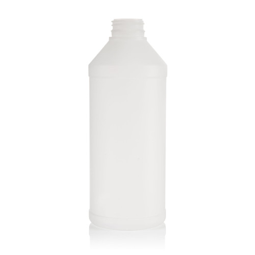 1Ltr Natural Plastic Round Oil Bottle 38mm T/E Finish