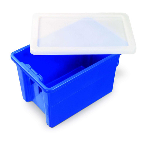 68Ltr Blue Plastic #15 Stacker Crate