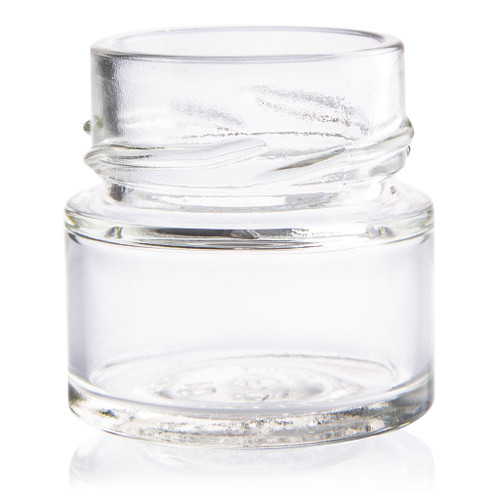 40ml Flint Glass Round Ergo Jar 43mm Deep Twist Finish - Pack
