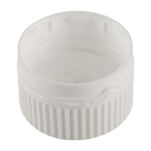 28mm White Plastic 28mm T/E Cap plus Pourer Insert