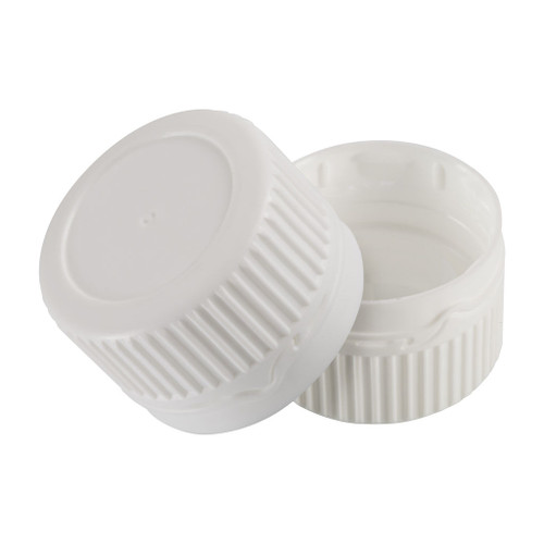 28mm White Plastic 28mm T/E Cap plus Pourer Insert