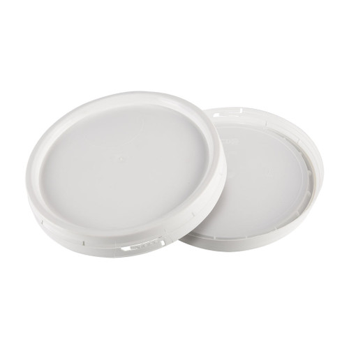 White Plastic eSeal T/E 20Ltr Pail  Lid