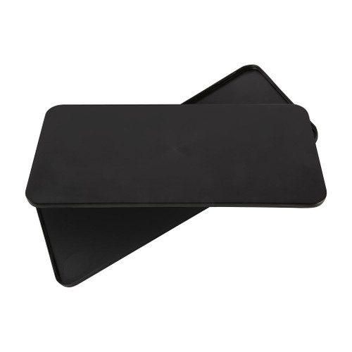 5Ltr Black Plastic Rectangle Tray Lid