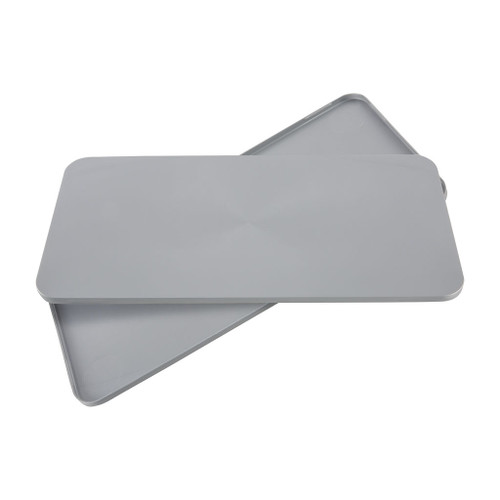 5Ltr Silver Plastic Rectangle Tray Lid