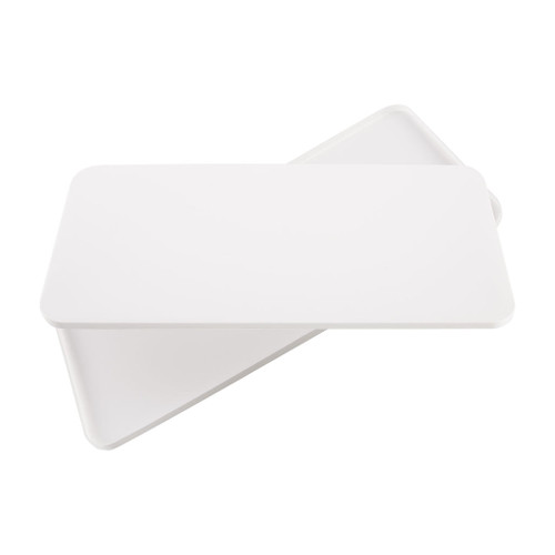 5Ltr White Plastic Rectangle Tray Lid