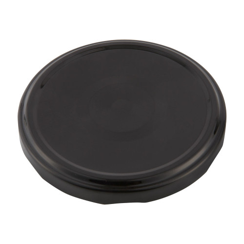 82mm Black Metal Button Twist Cap