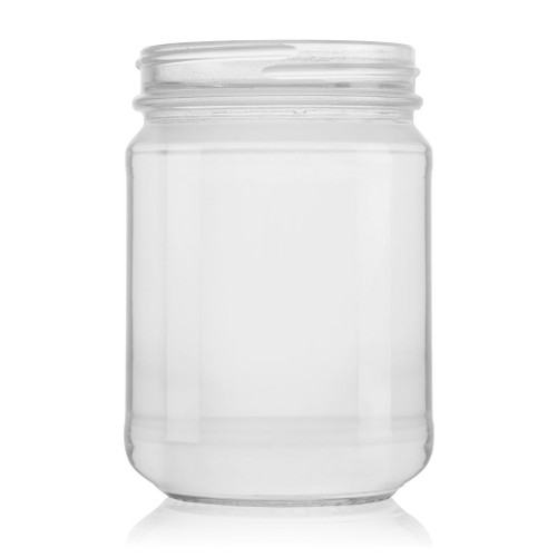 250ml Flint Glass Round Food Jar 63mm Screw Finish - Pallet