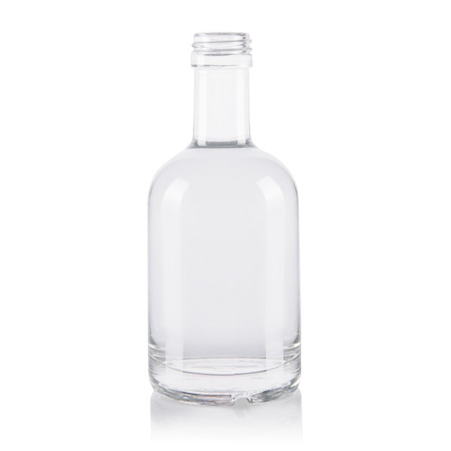 250ml Flint Glass Nocturne Ronde Bottle 28mm T/E Finish - Pack